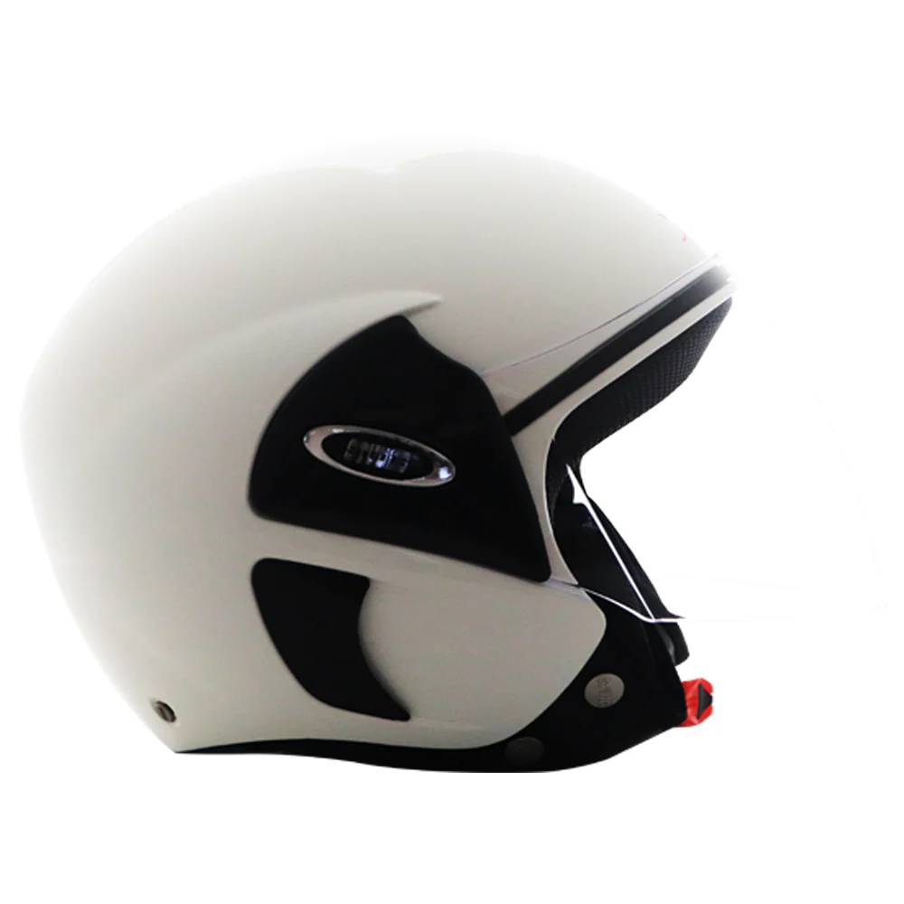 TVS Half-Face Helmet Glossy White | Sleek and Protective - Image 4